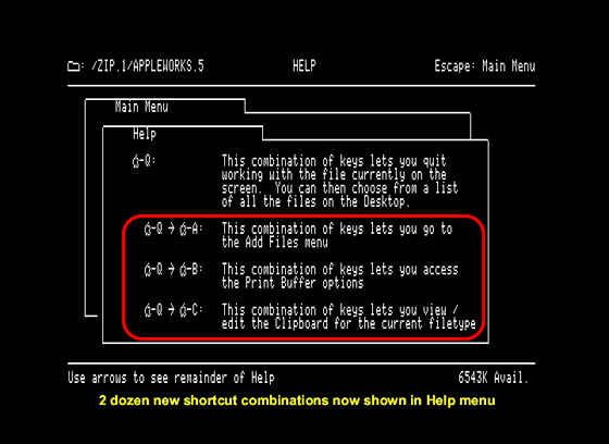 MoreDTHelp Desktop Help Menu Enhancements